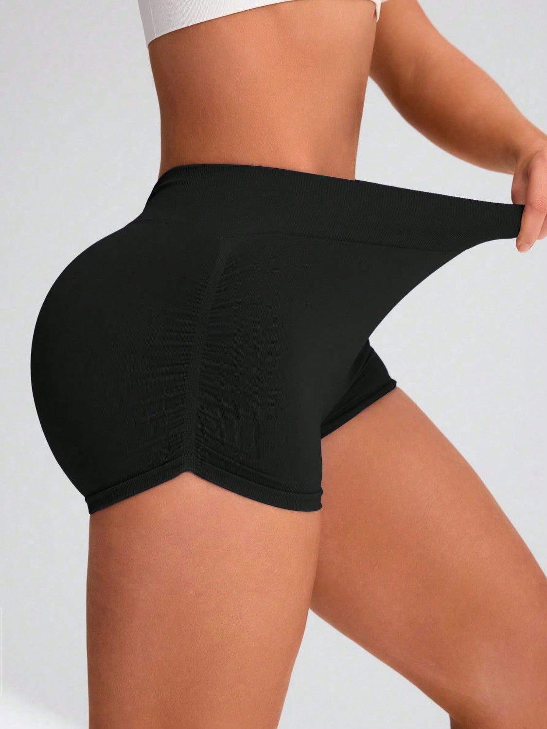 TrainTech Elastic Waist Active Shorts - FleekGoddess