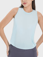 YogaFlex Round Neck Active Tank - FleekGoddess