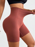 TrainTech Seamless High Waist Active Shorts - FleekGoddess