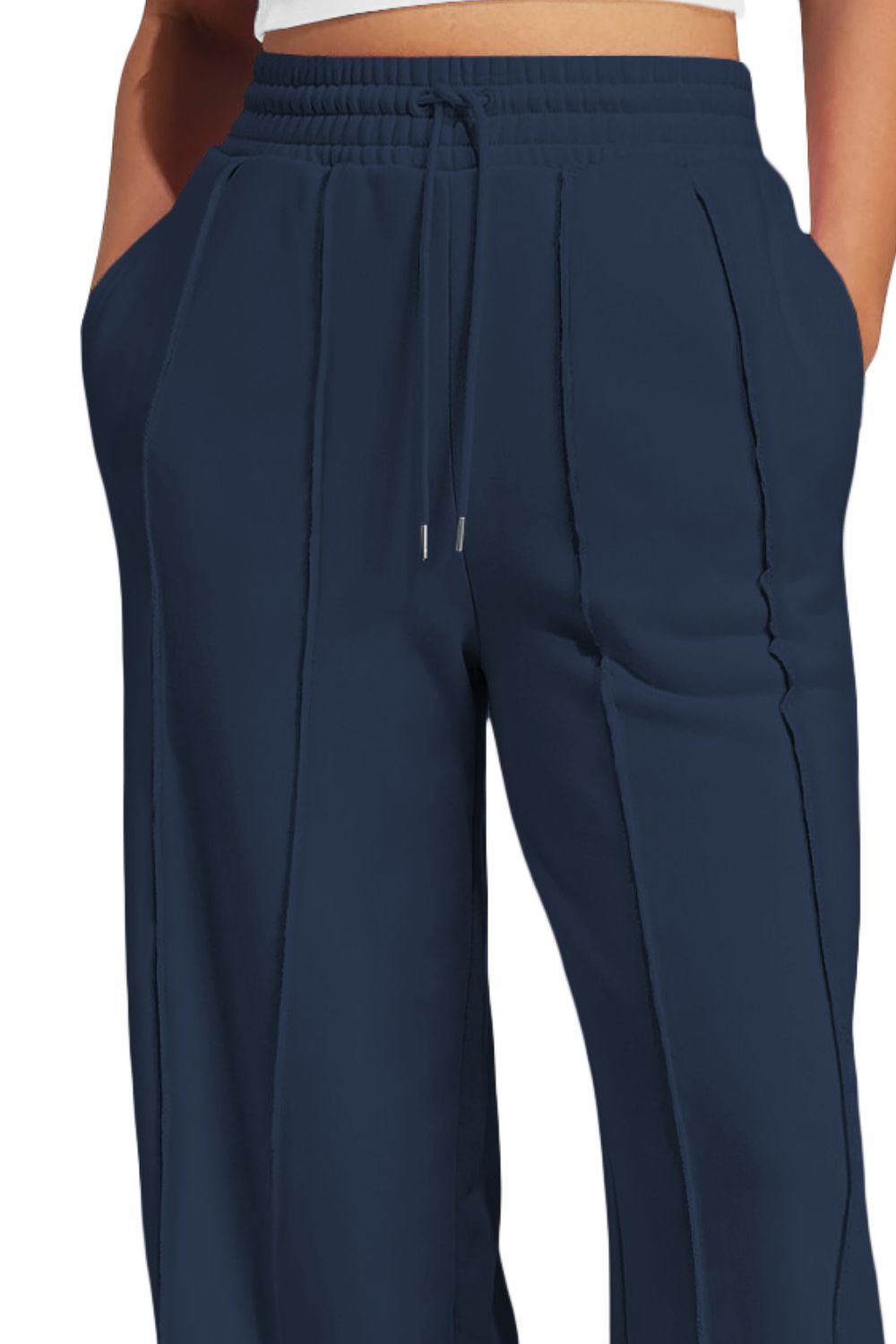 YogaFlex Drawstring Wide Leg Active Pants - FleekGoddess