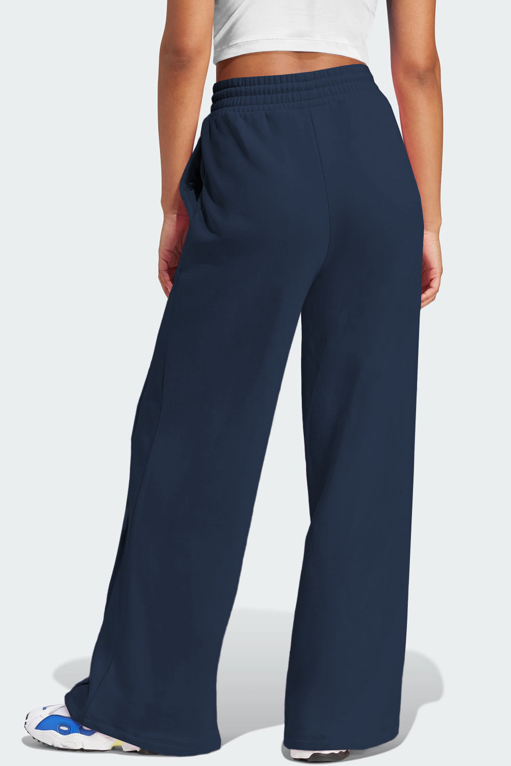 YogaFlex Drawstring Wide Leg Active Pants - FleekGoddess