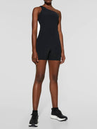 TrainTech Single Shoulder Active Romper - FleekGoddess