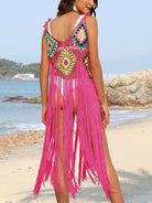 FleekGoddess Fringe Spaghetti Strap Cover-Up - FleekGoddess