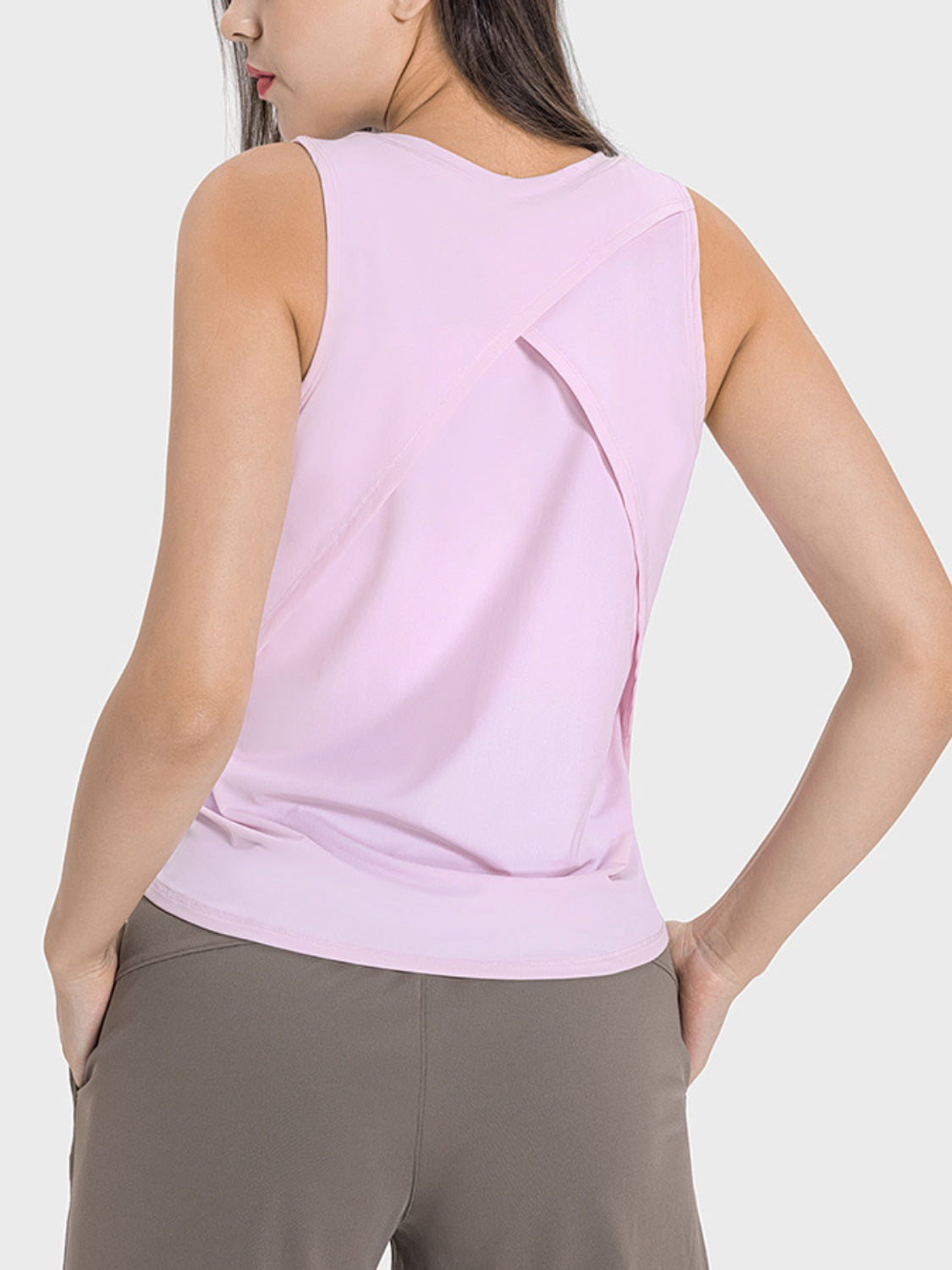 YogaFlex Round Neck Active Tank - FleekGoddess