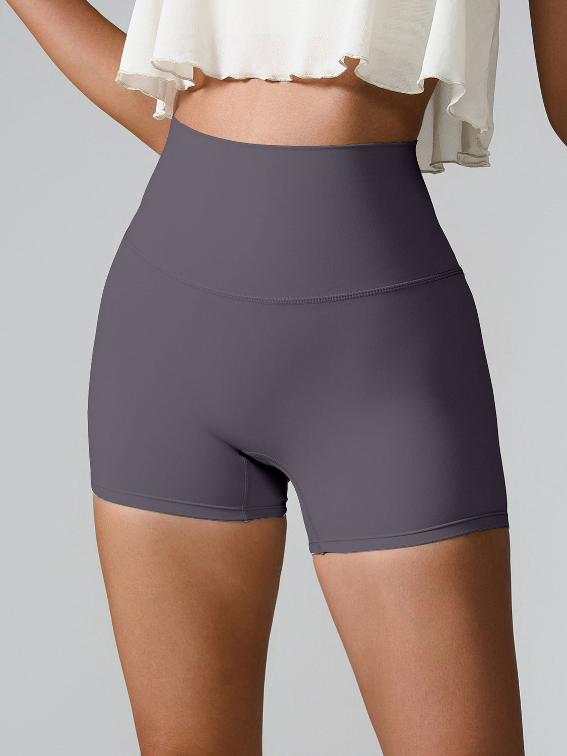 TrainTech High Waist Active Shorts - FleekGoddess
