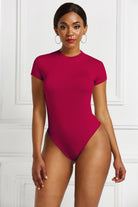 FleekGoddess Round Neck Short Sleeve Bodysuit - FleekGoddess