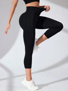 FleekGoddess High Waist Cropped Active Leggings - FleekGoddess