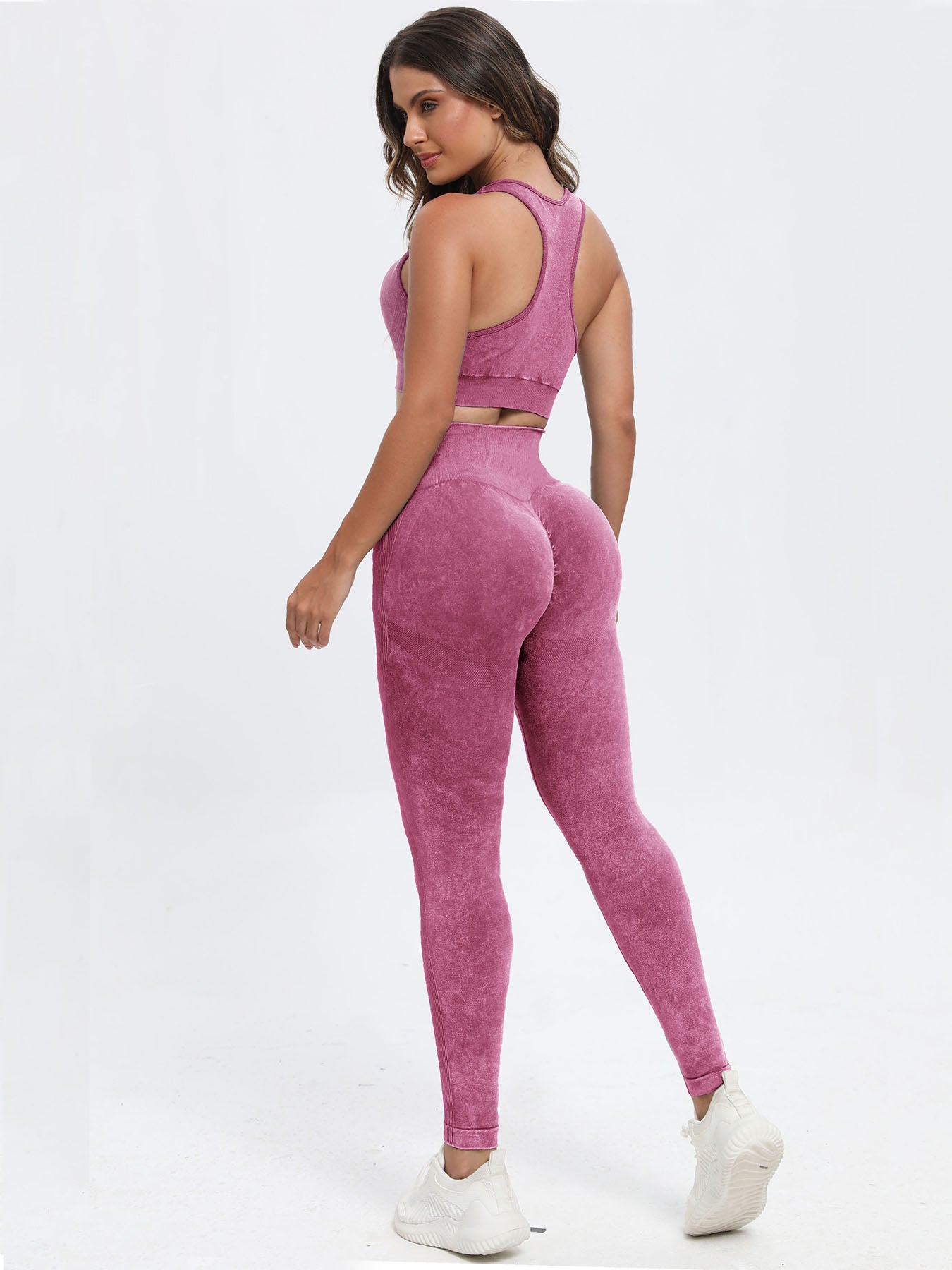 TrainTech Scoop Neck Wide Strap Top and Pants Active Set - FleekGoddess