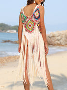 FleekGoddess Fringe Spaghetti Strap Cover-Up - FleekGoddess