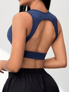 YogaFlex Backless Scoop Neck Active Bra - FleekGoddess