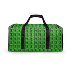 Mantis Green / Black FG Blocked Duffle bag - FleekGoddess