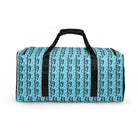 Blizzard Blue / Black FG Blocked Duffle Bag - FleekGoddess