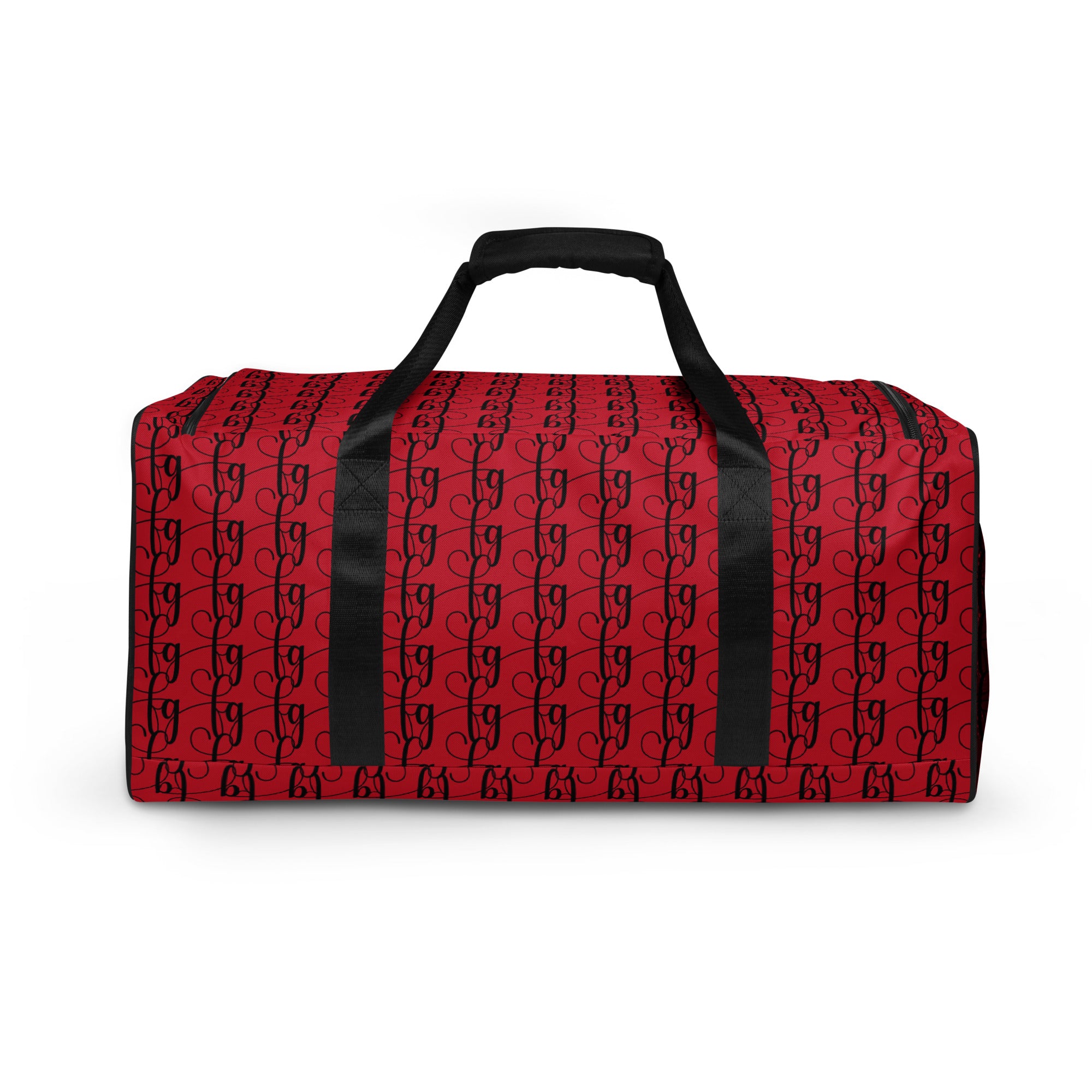 Red / Black FG Blocked Duffle Bag - FleekGoddess