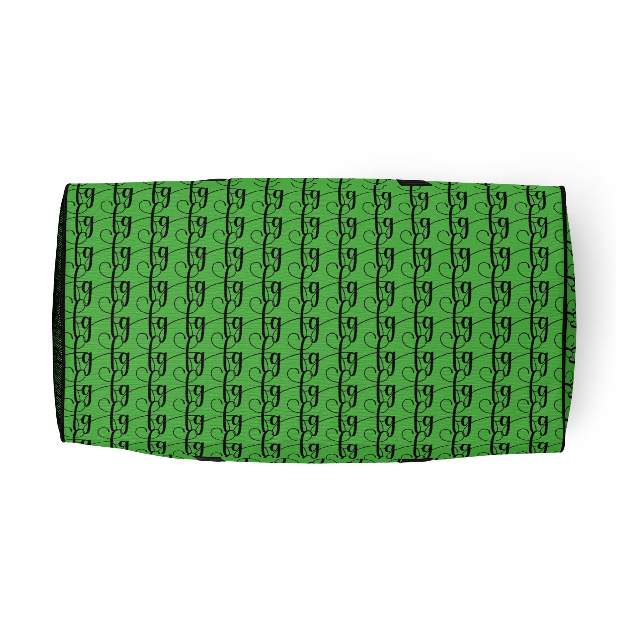 Mantis Green / Black FG Blocked Duffle bag - FleekGoddess