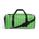 Mantis Green / White FG Blocked Duffle Bag - FleekGoddess