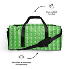 Mantis Green / White FG Blocked Duffle Bag - FleekGoddess