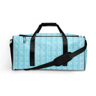 Blizzard Blue / White FG Blocked Duffle Bag - FleekGoddess