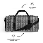 Gray / White FG Blocked Duffle bag - FleekGoddess