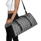 Gray / White FG Blocked Duffle bag - FleekGoddess