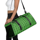 Mantis Green / Black FG Blocked Duffle bag - FleekGoddess