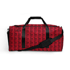 Red / Black FG Blocked Duffle Bag - FleekGoddess