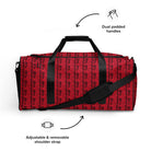 Red / Black FG Blocked Duffle Bag - FleekGoddess