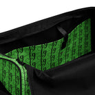 Mantis Green / Black FG Blocked Duffle bag - FleekGoddess