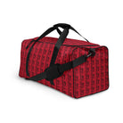 Red / Black FG Blocked Duffle Bag - FleekGoddess