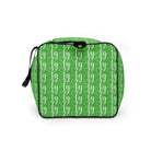 Mantis Green / White FG Blocked Duffle Bag - FleekGoddess