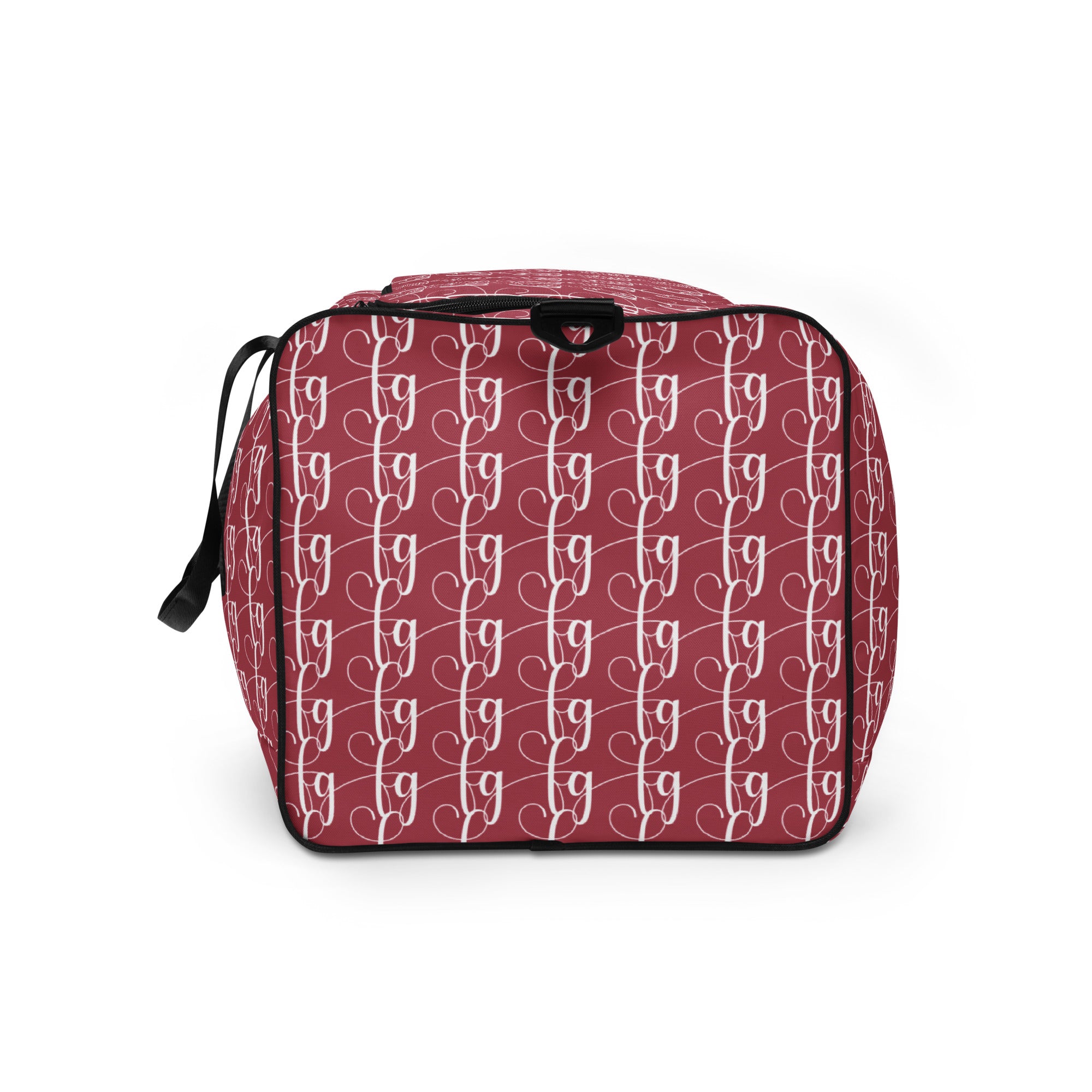 Hippie Pink / White FG Blocked Duffle Bag - FleekGoddess