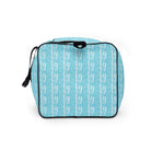 Blizzard Blue / White FG Blocked Duffle Bag - FleekGoddess