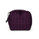 Tyrian Purple / Black FG Blocked Duffle bag - FleekGoddess