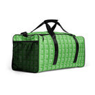 Mantis Green / White FG Blocked Duffle Bag - FleekGoddess