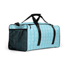 Blizzard Blue / White FG Blocked Duffle Bag - FleekGoddess