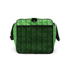 Mantis Green / White FG Blocked Duffle Bag - FleekGoddess