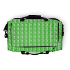 Mantis Green / White FG Blocked Duffle Bag - FleekGoddess