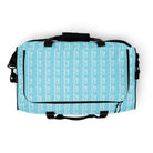 Blizzard Blue / White FG Blocked Duffle Bag - FleekGoddess