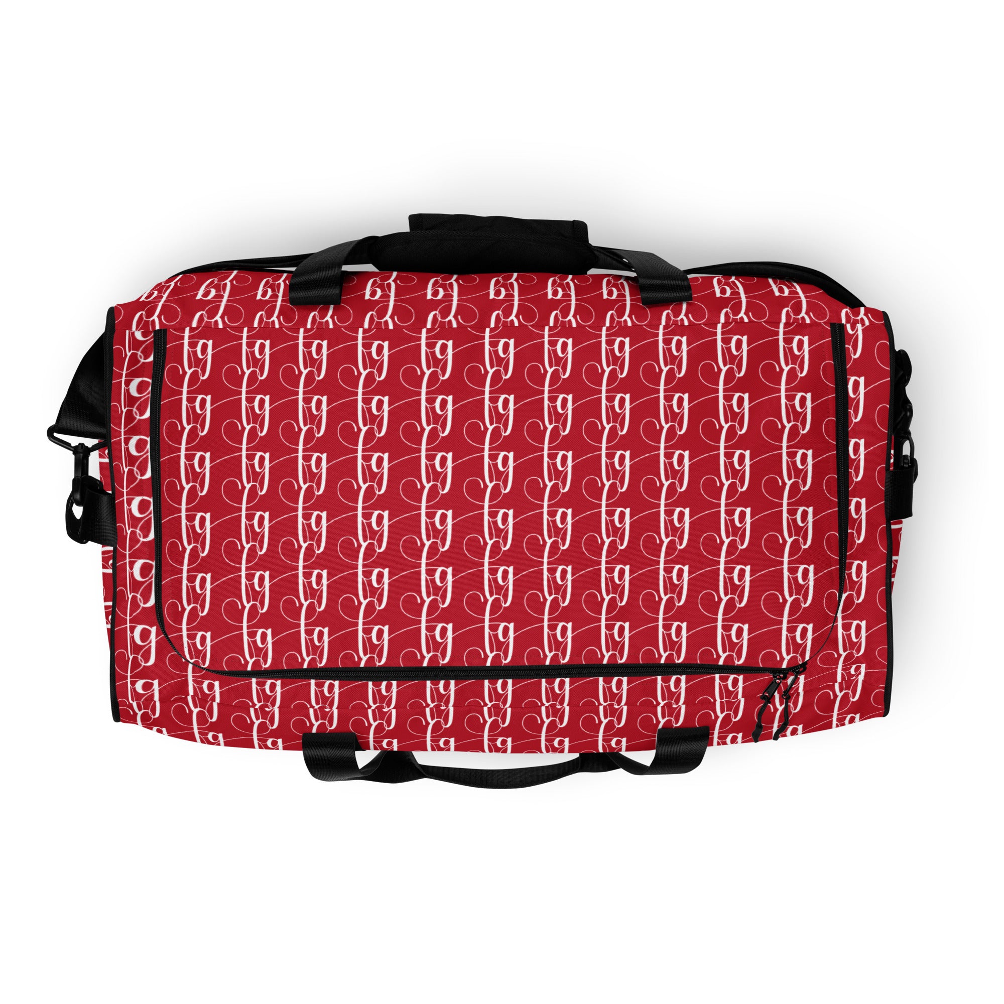 Red / White FG Blocked Duffle Bag - FleekGoddess