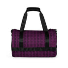 Tyrian Purple / Black FG Blocked Gym Bag - FleekGoddess