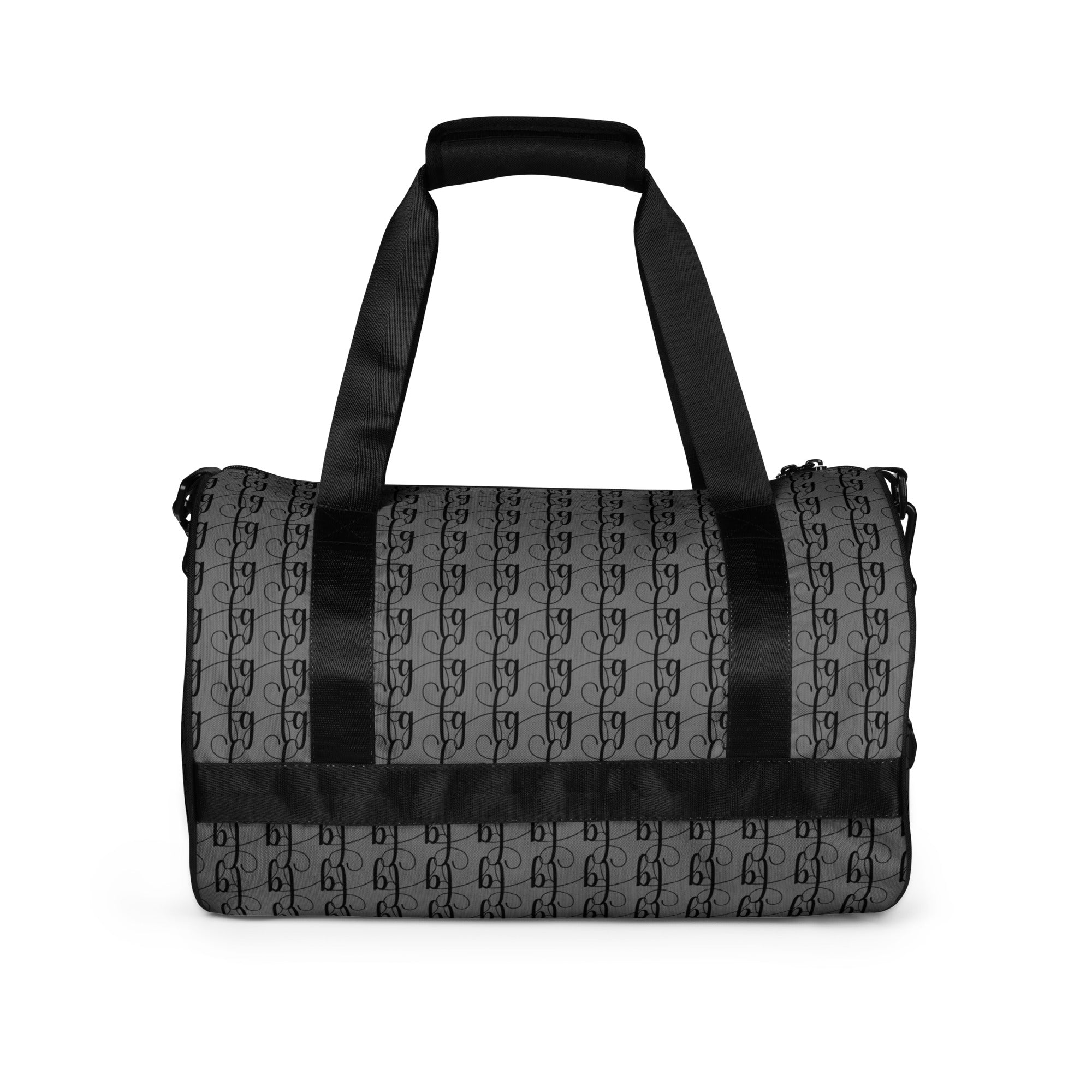 Gray / Black FG Blocked Gym Bag - FleekGoddess