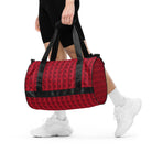 Red / Black FG Blocked Gym Bag - FleekGoddess