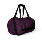 Tyrian Purple / Black FG Blocked Gym Bag - FleekGoddess