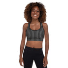 Black / White FG Blocked Padded Sports Bra - FleekGoddess