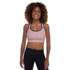 Pink / Black FG Blocked Padded Sports Bra - FleekGoddess