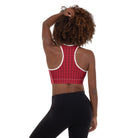 Red / Black FG Padded Sports Bra - FleekGoddess