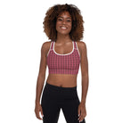 Hippie Pink / Black FG Blocked Padded Sports Bra - FleekGoddess