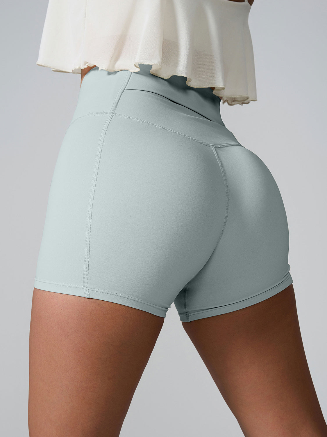 TrainTech High Waist Active Shorts - FleekGoddess