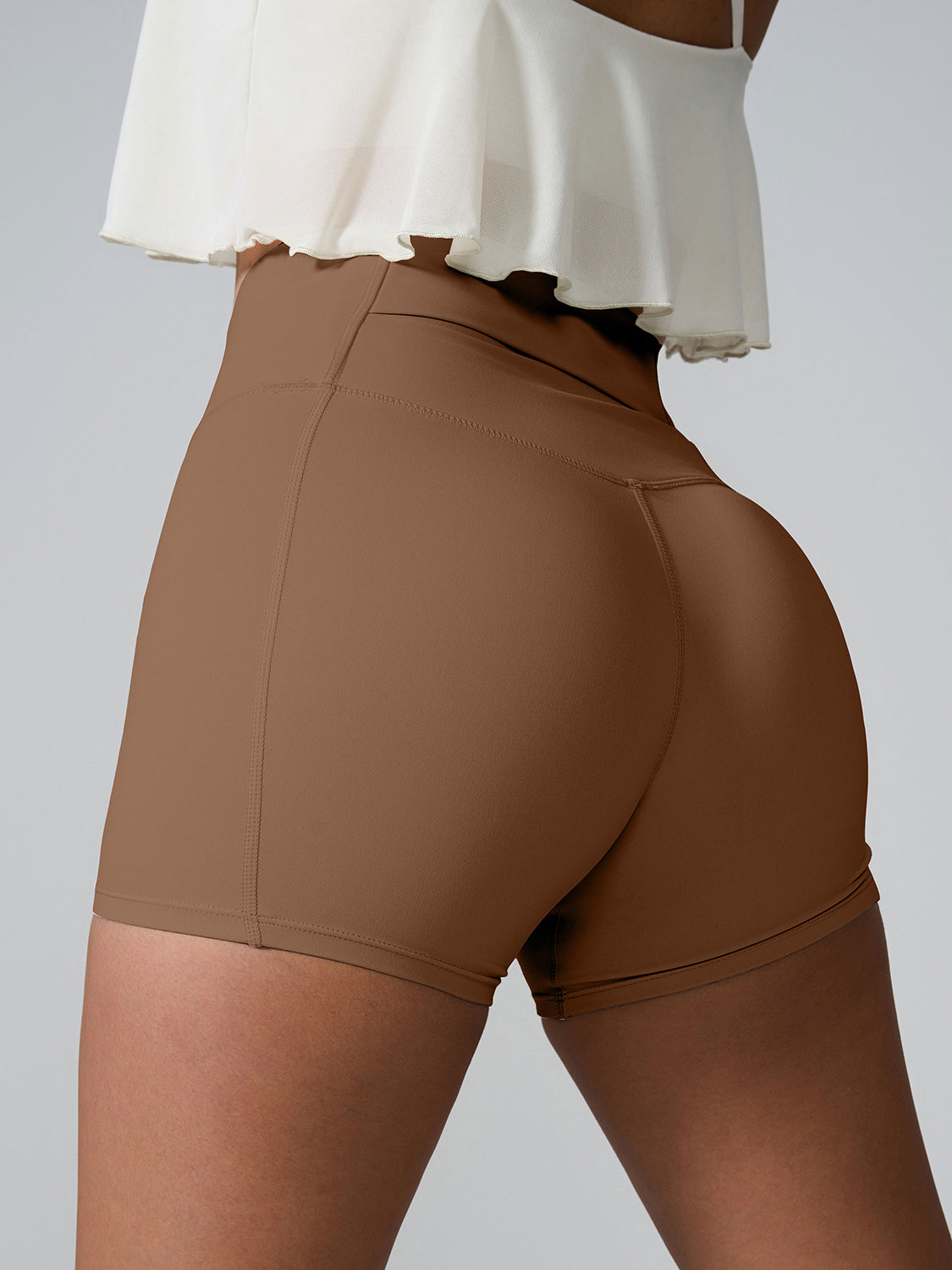 TrainTech High Waist Active Shorts - FleekGoddess