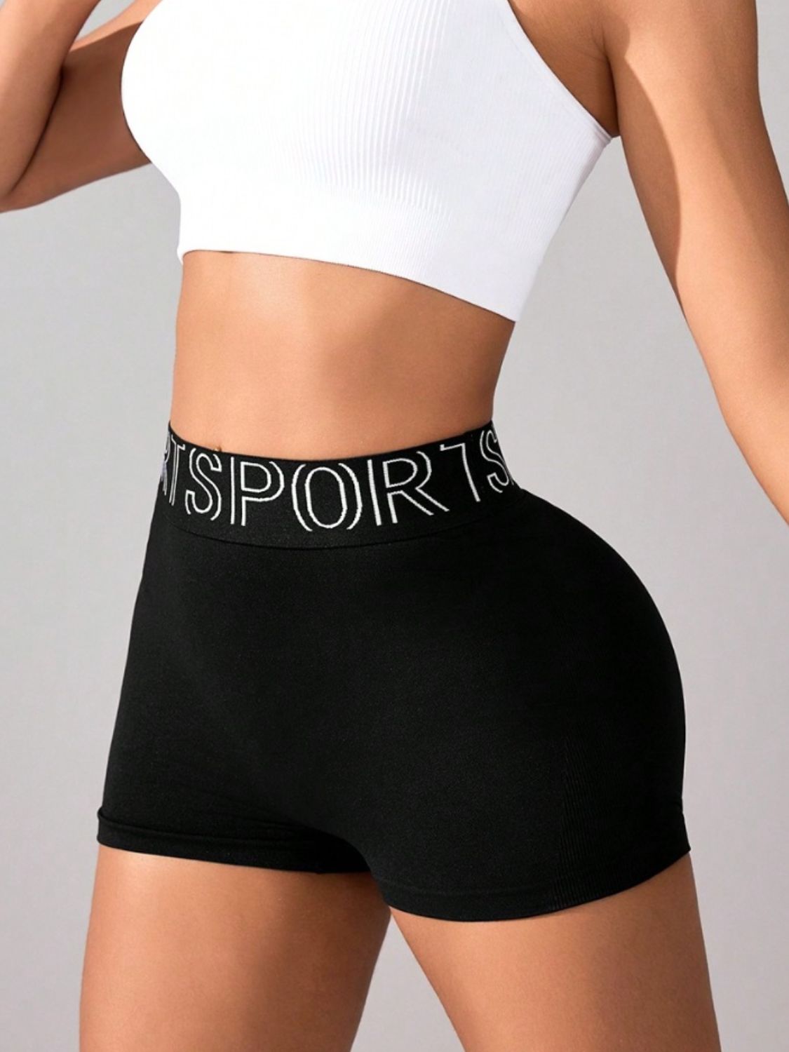 TrainTech High Waist Active Shorts - FleekGoddess