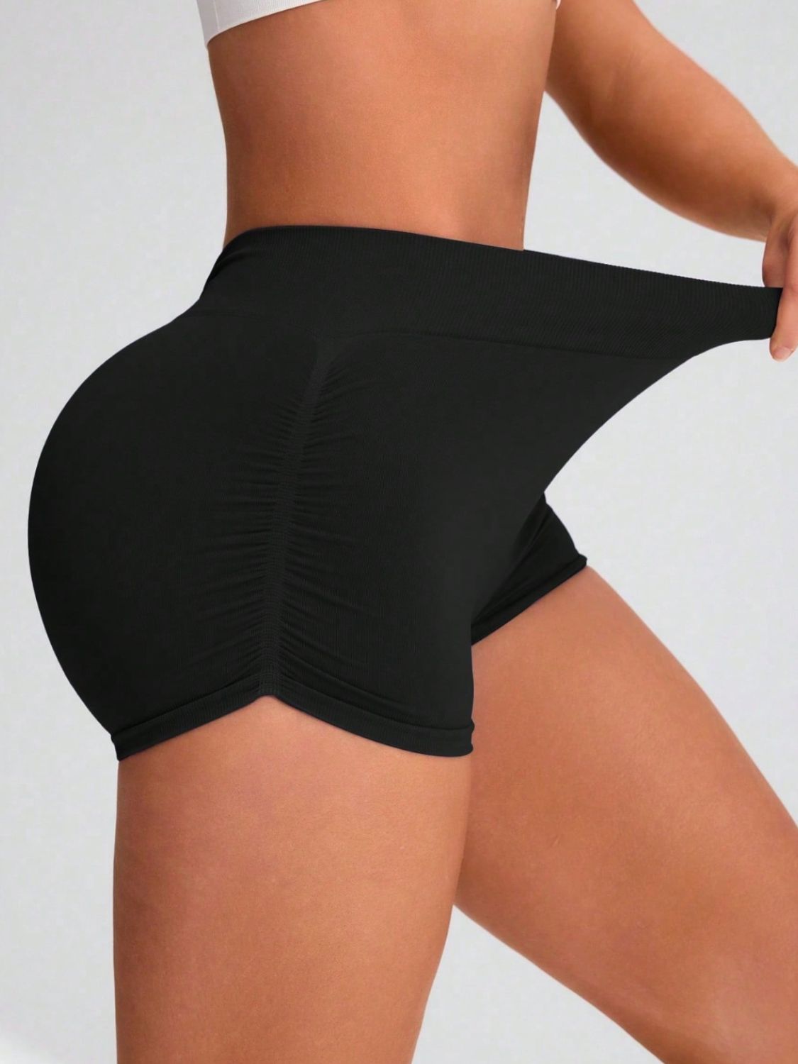 TrainTech Elastic Waist Active Shorts - FleekGoddess